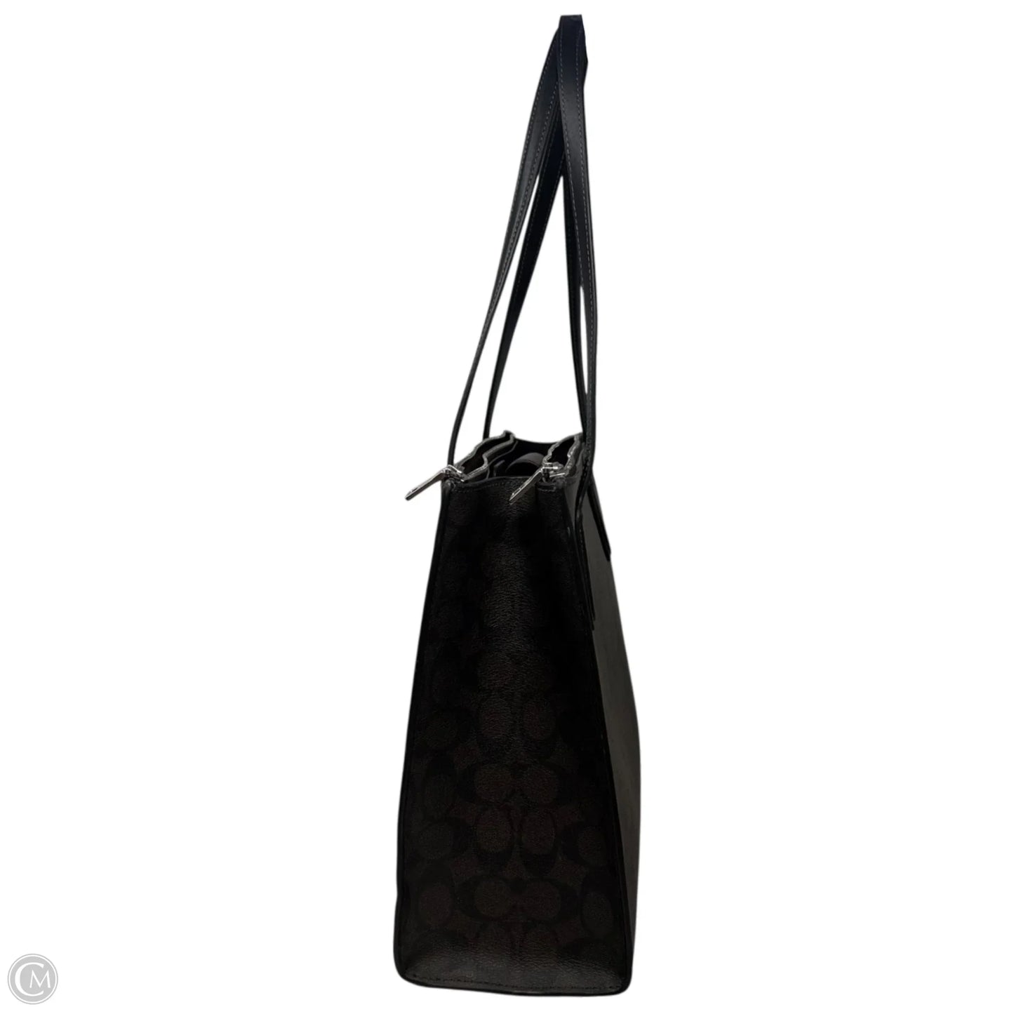 Nina Double Zip Tote Designer By Coach, Size: Large