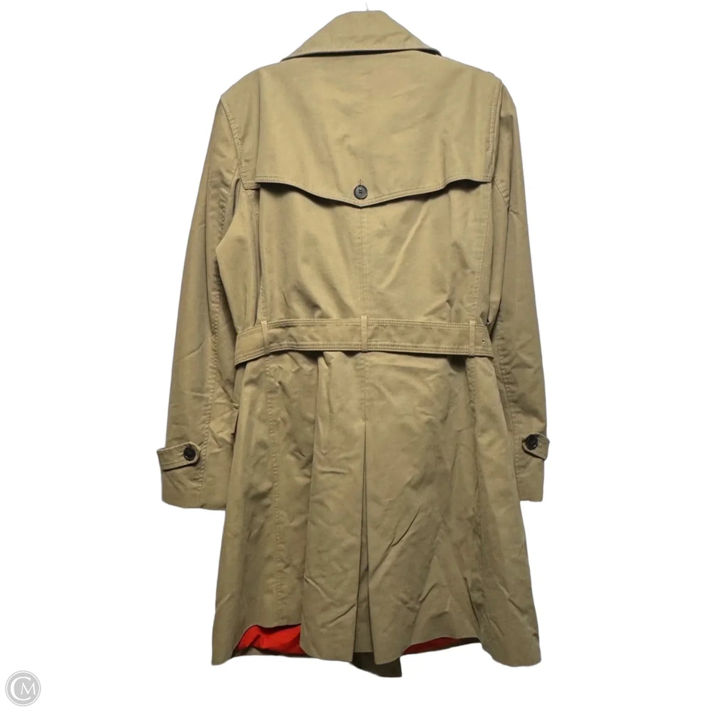 Coat Raincoat By Loft In Tan, Size: 8p