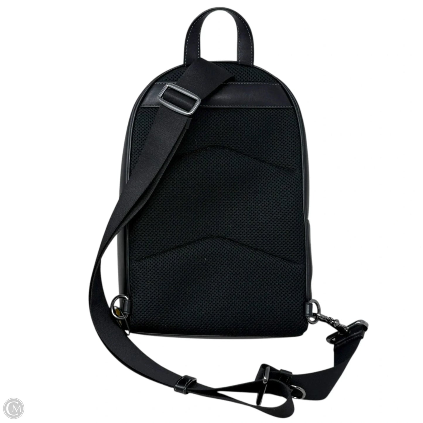 Turnlock Leather Sling Pack Designer By Coach, Size: Medium