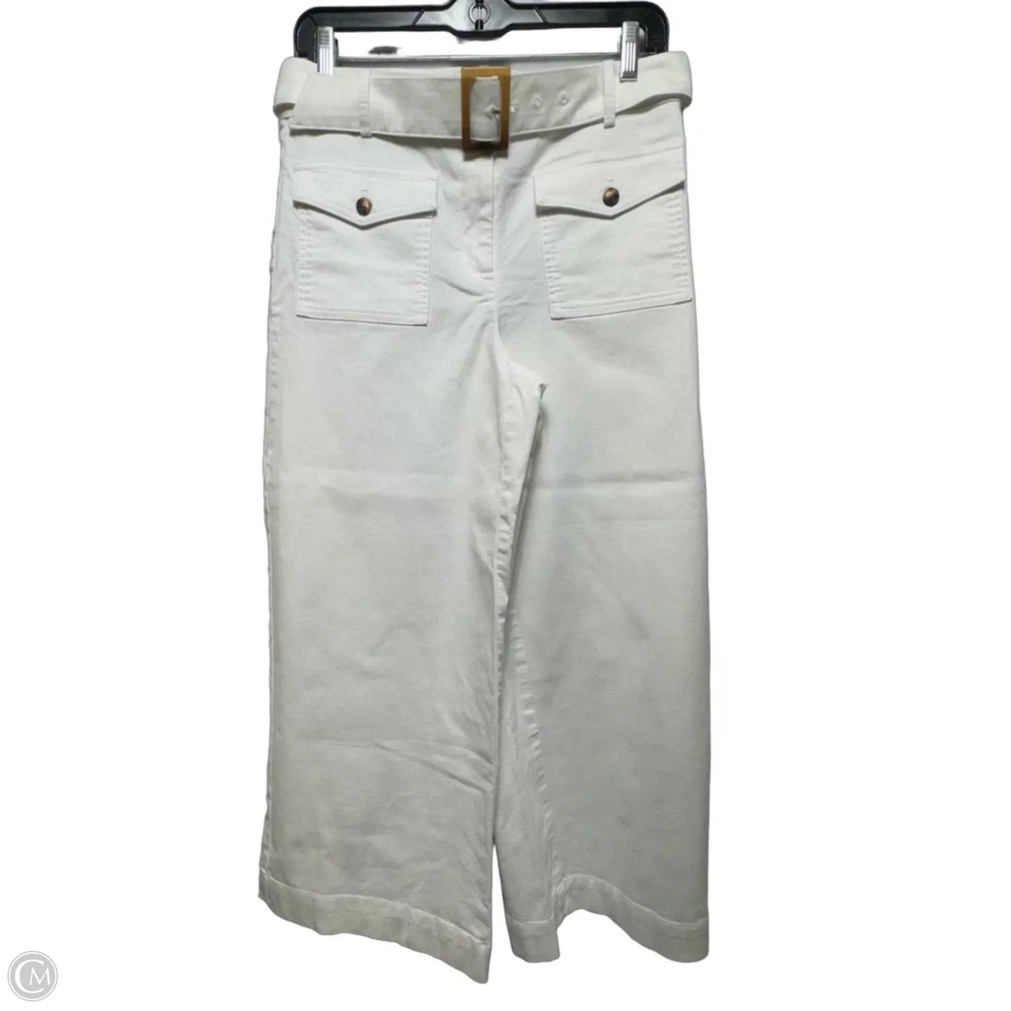 Pants Wide Leg By Loft In White, Size: 4