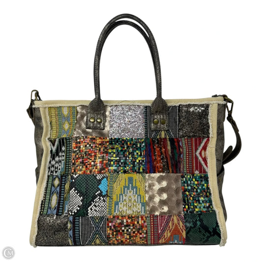 Patchwork Tote By Antik Kraft, Size: Large
