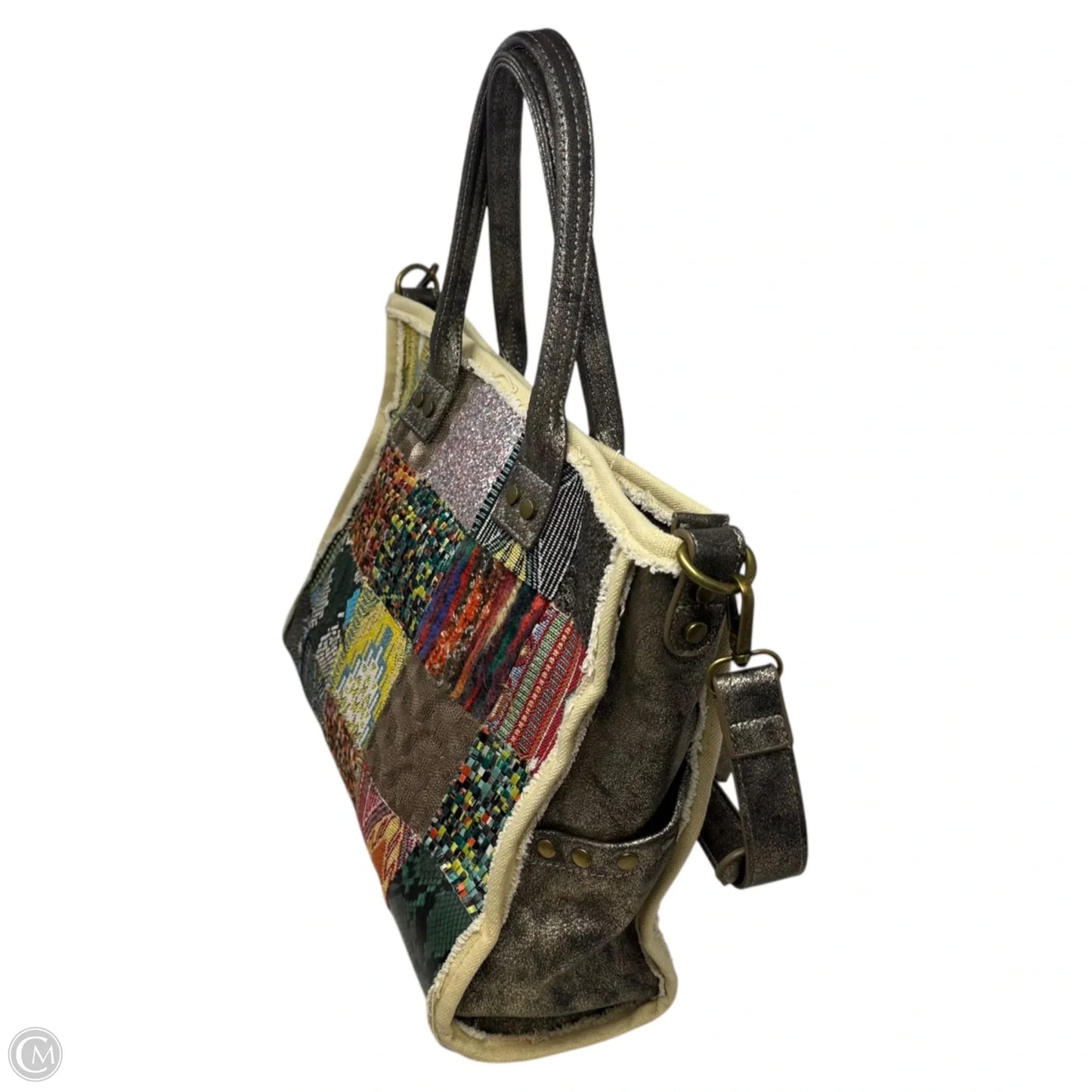 Patchwork Tote By Antik Kraft, Size: Large