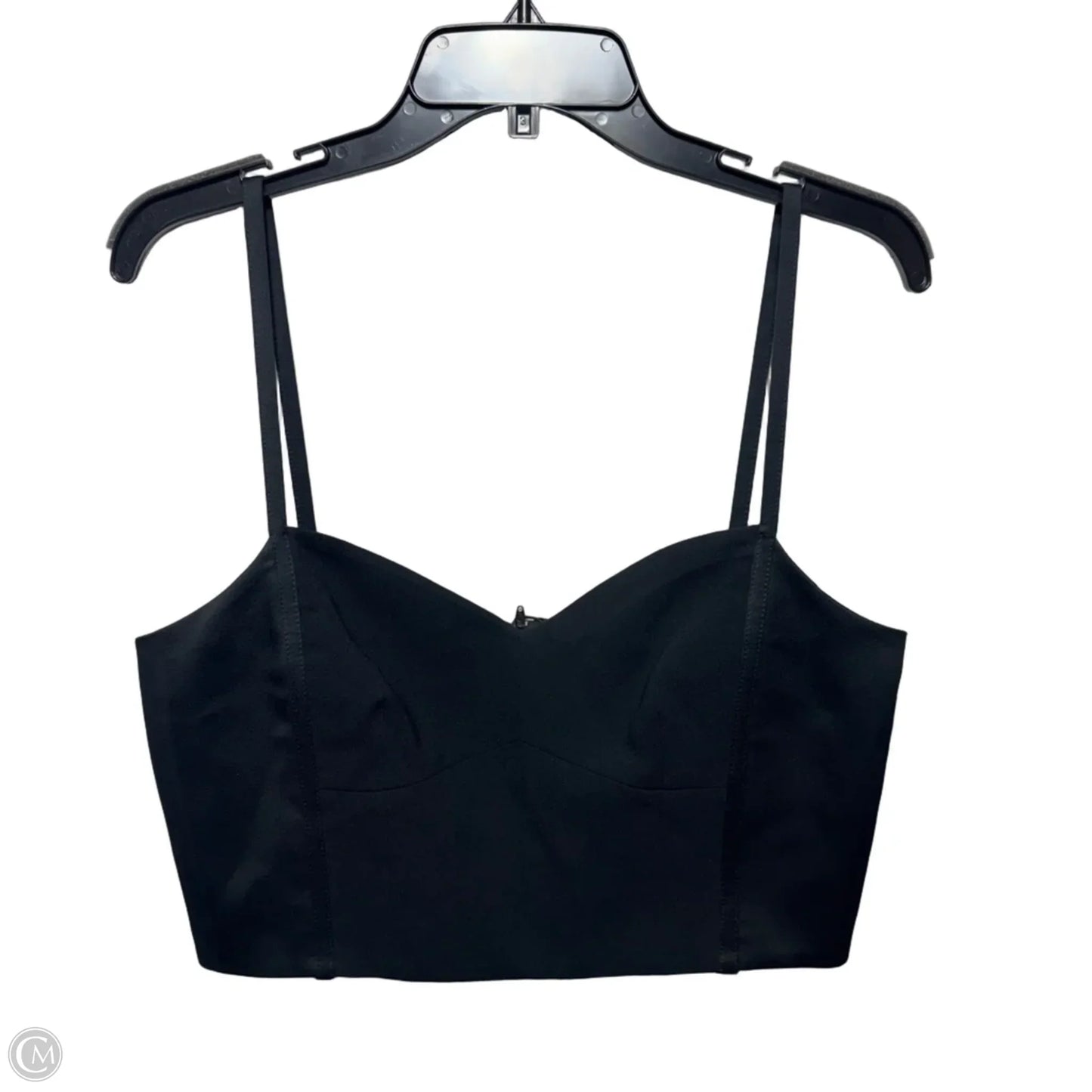 Gnu Art.365 Bustier Top Sleeveless By Marella In Black, Size: 10