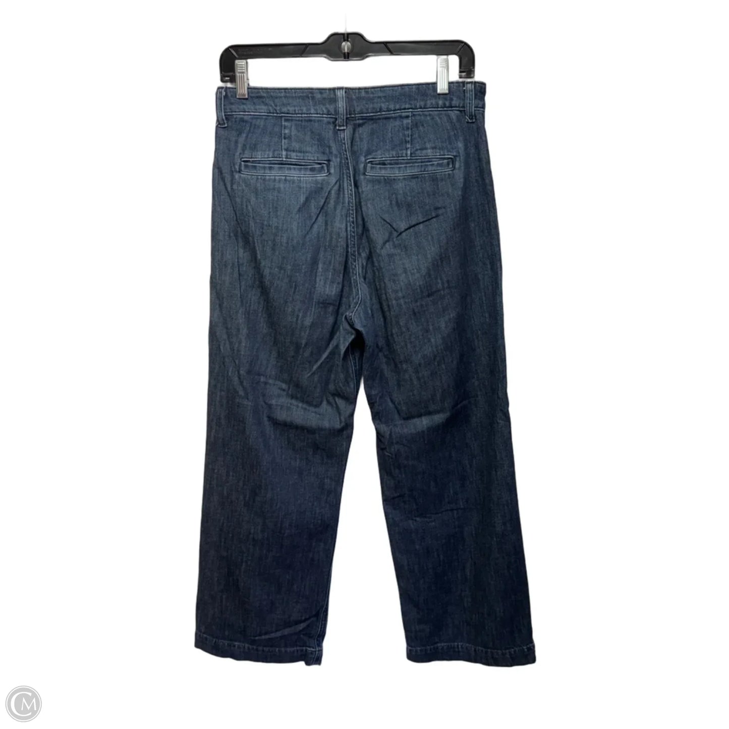 Jeans Wide Leg By J. Crew In Blue Denim, Size: 2/26 P