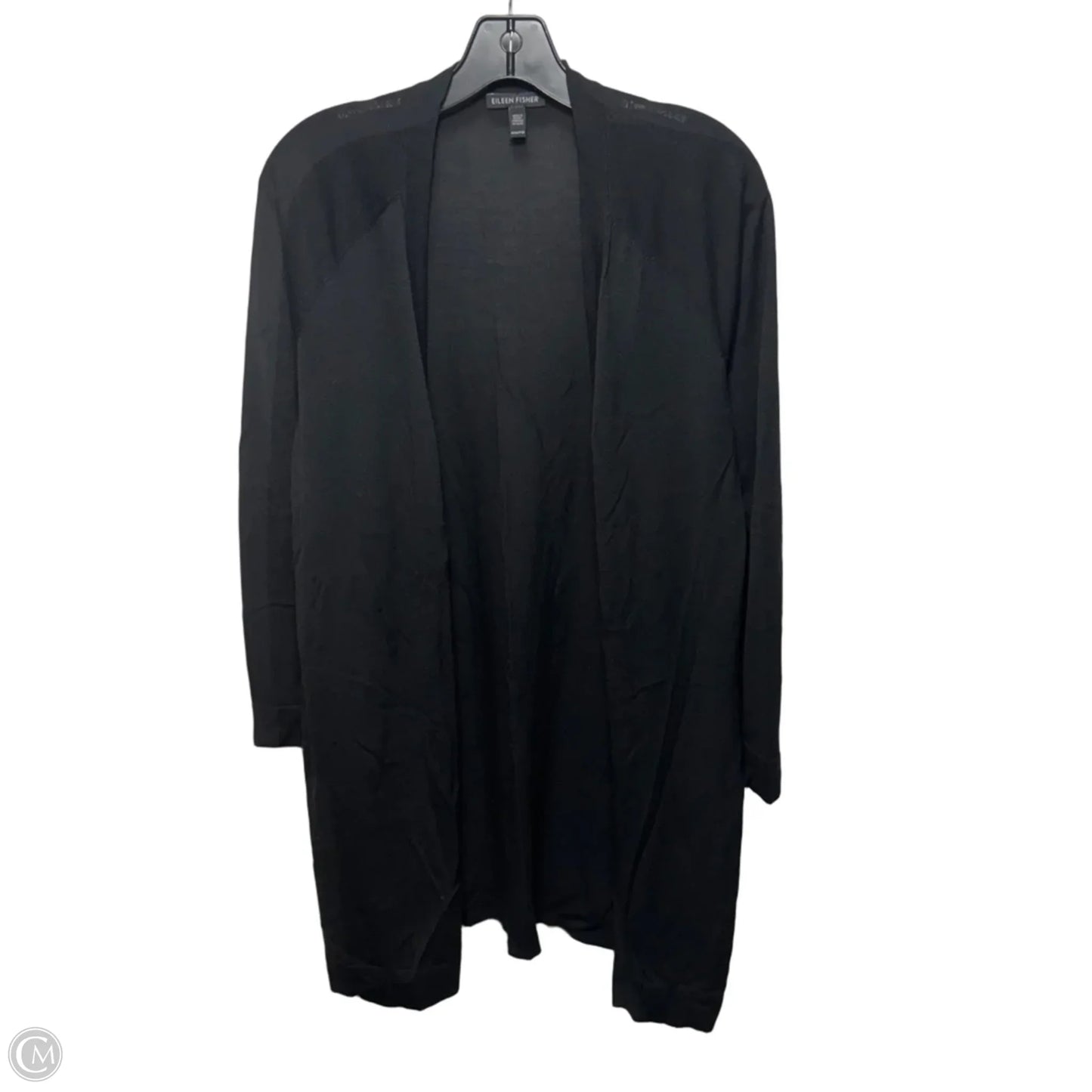 Sweater Cardigan By Eileen Fisher In Black, Size: XXS