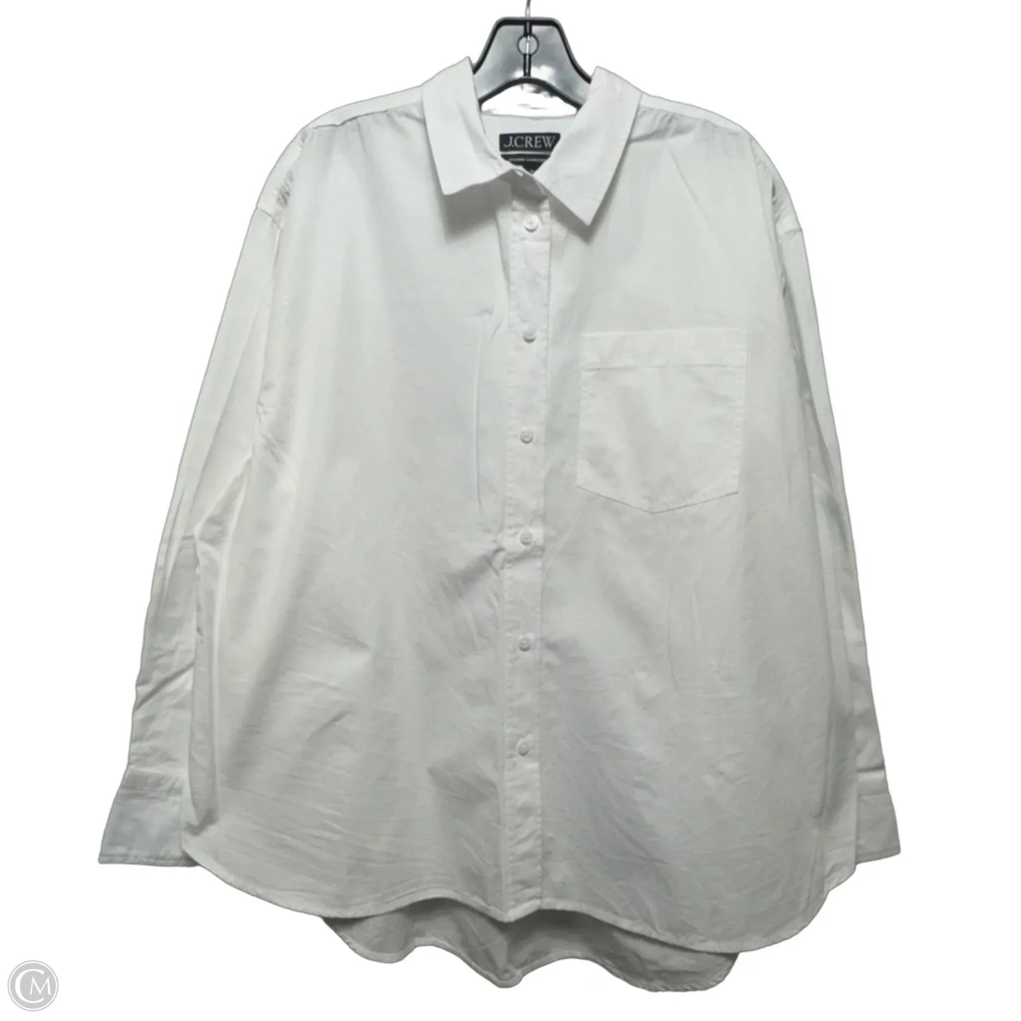 Top Long Sleeve By J. Crew In White, Size: M