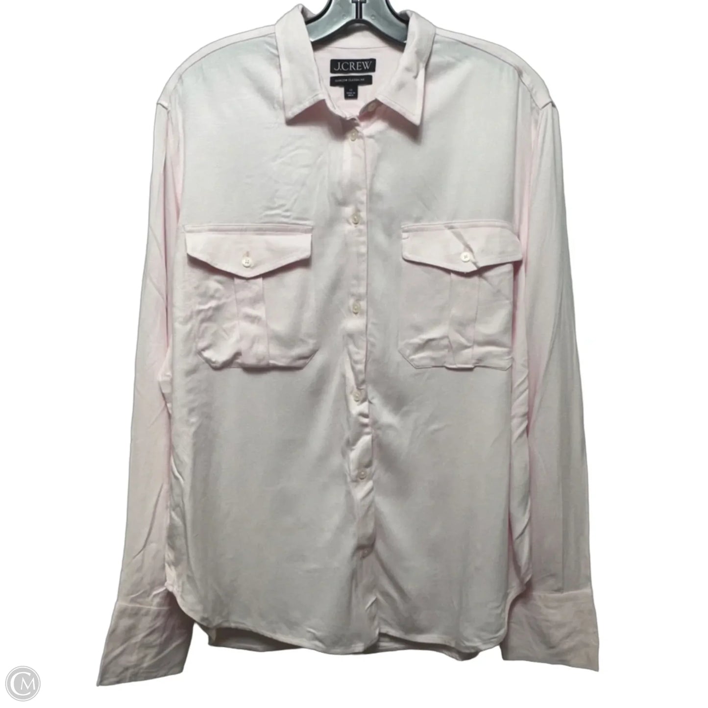 Top Long Sleeve By J. Crew In Pink, Size: 12