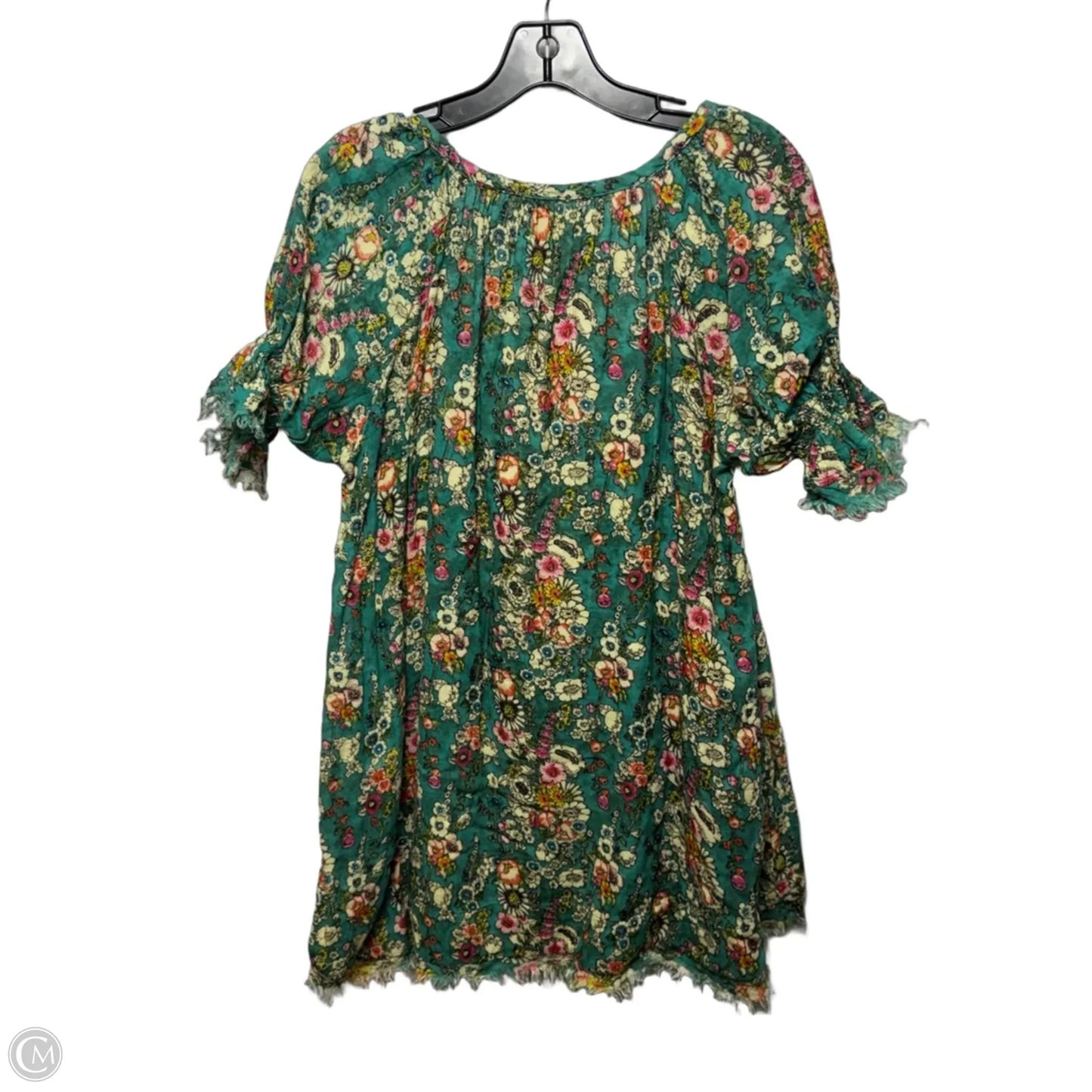 Sienna Cotton Gauze Tunic Mini Dress By Natural Life In Floral Print, Size: XS/S