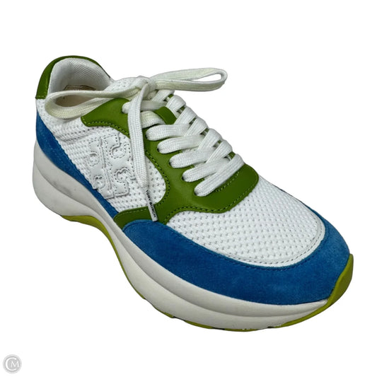 Sawyer Colorblock Trainers Shoes Designer By Tory Burch In Multi-colored, Size: 7