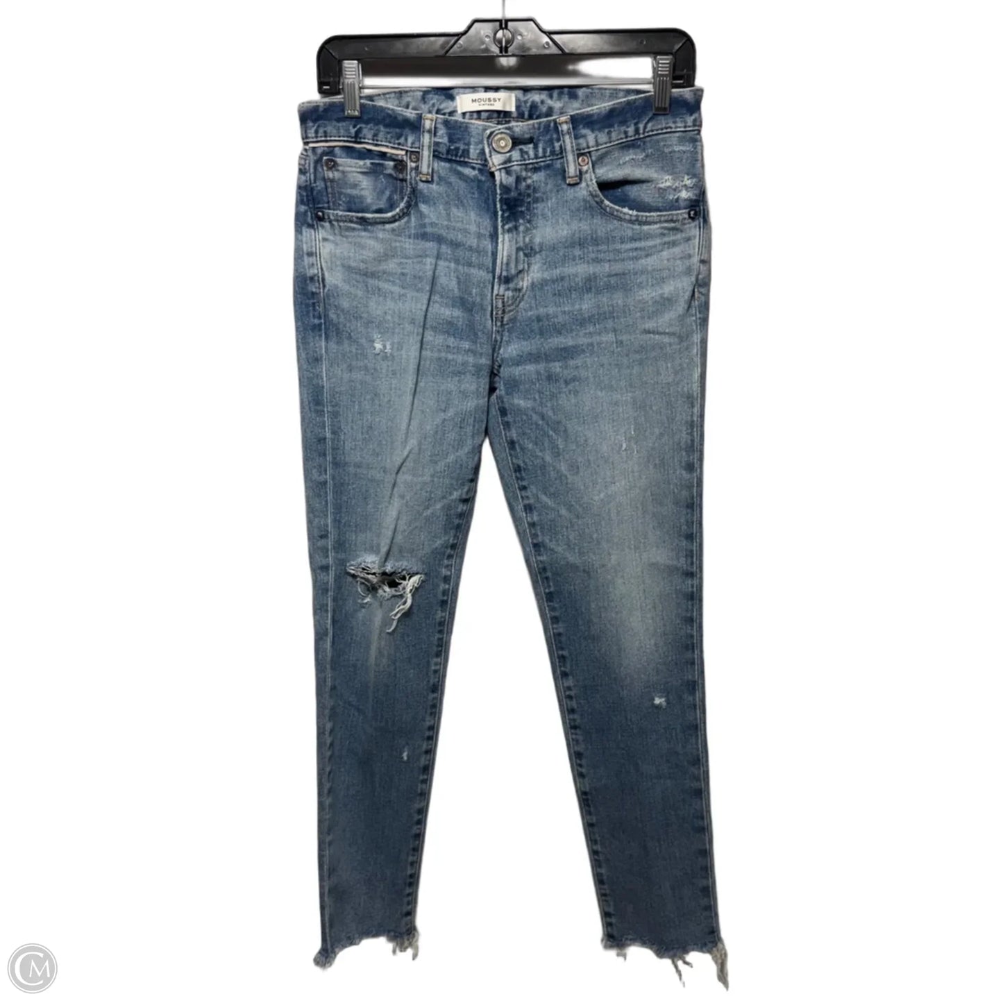 Jeans Boyfriend By Moussy In Blue Denim, Size: 2/26