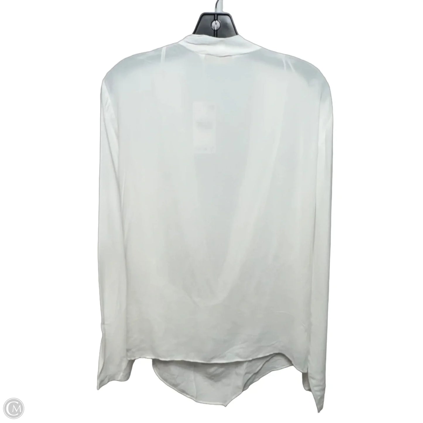 Top Long Sleeve By Mng In White, Size: 8