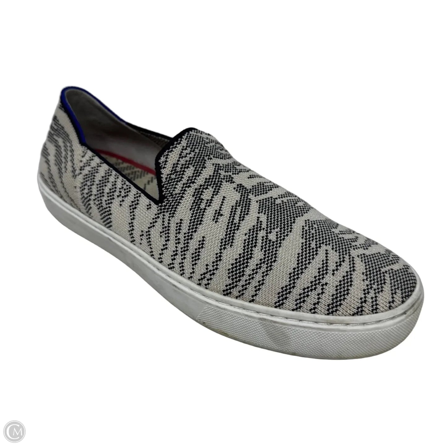 Original Slip On Shoes Flats By Rothys In Animal Print, Size: 8