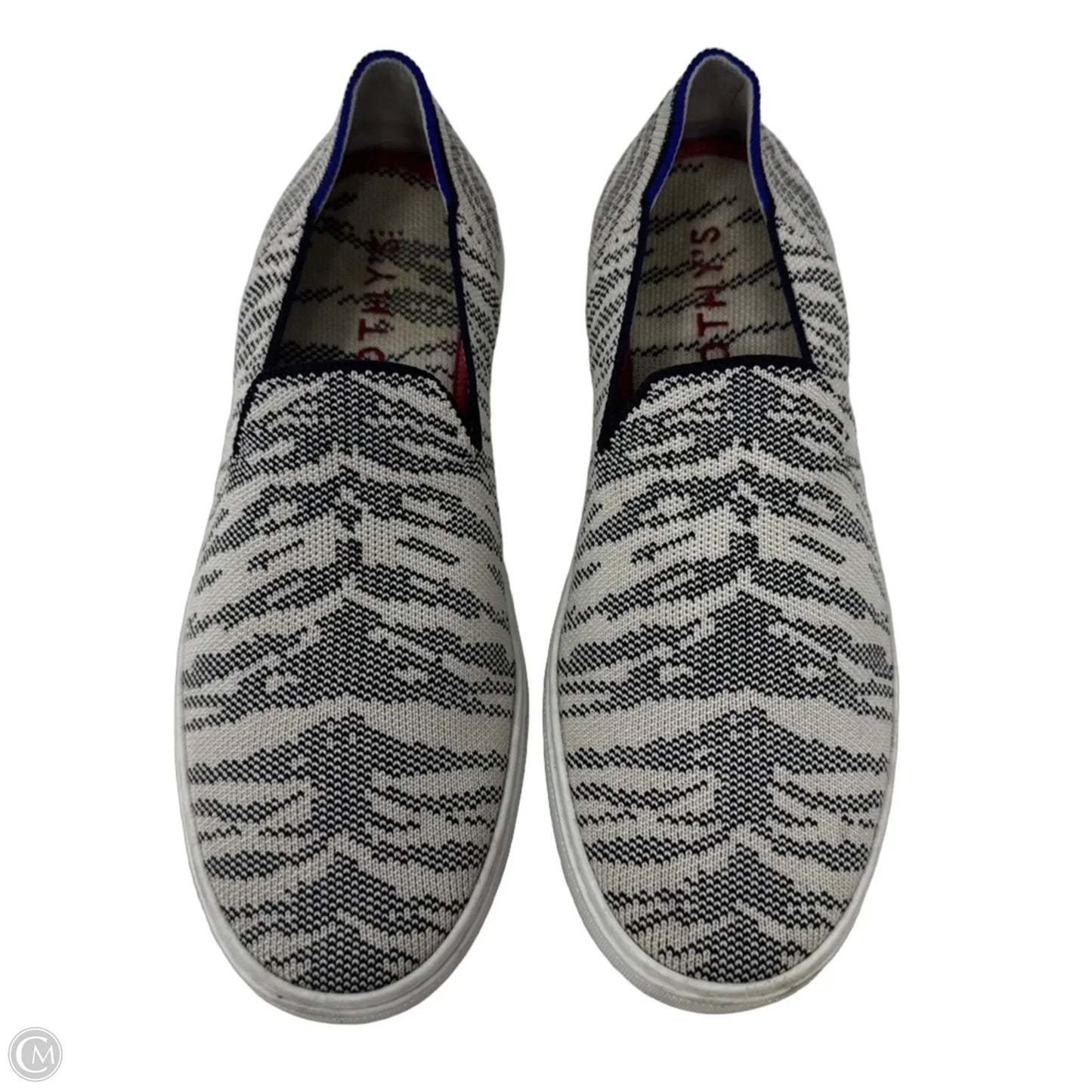Original Slip On Shoes Flats By Rothys In Animal Print, Size: 8