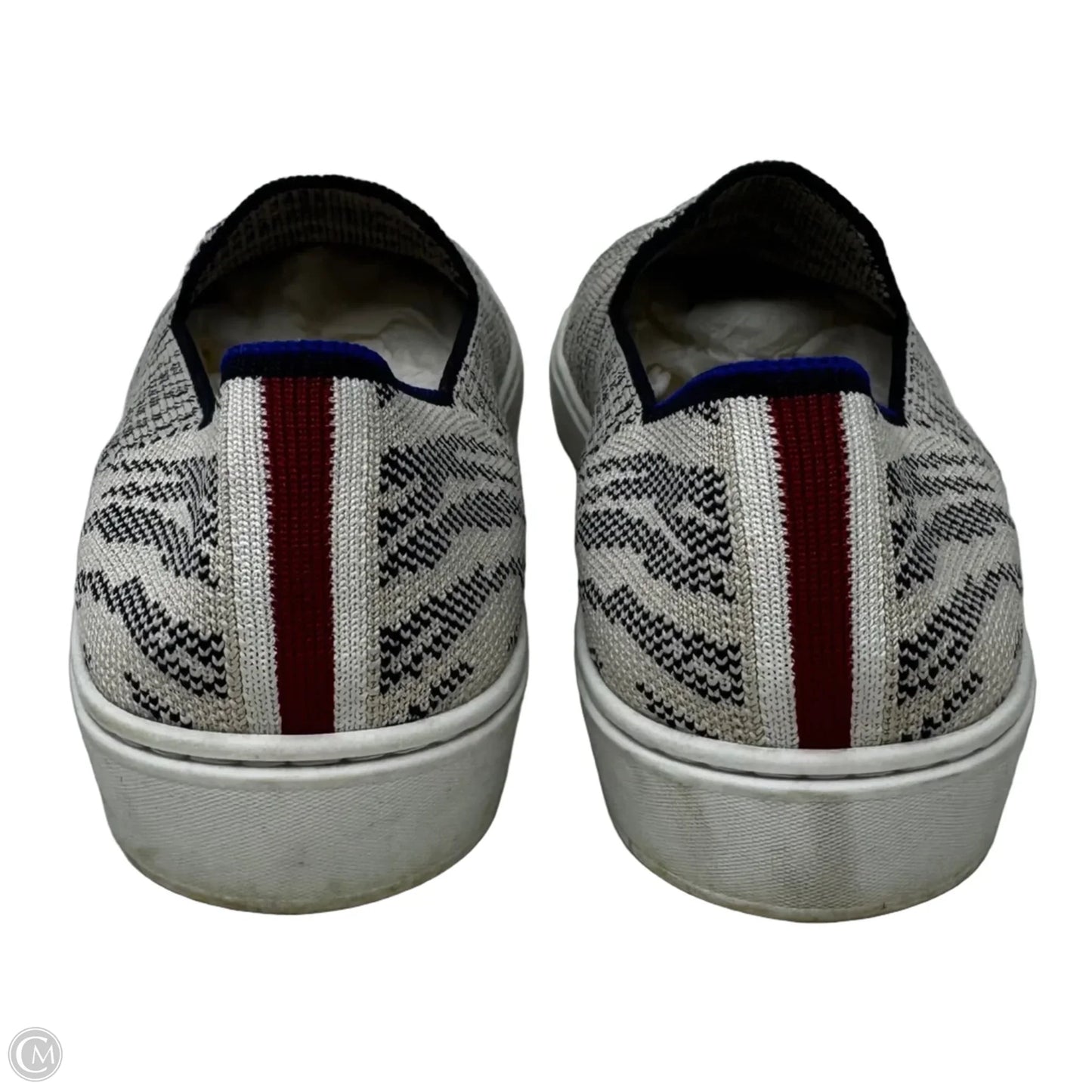 Original Slip On Shoes Flats By Rothys In Animal Print, Size: 8