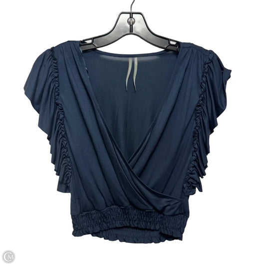 Top Sleeveless By Anthropologie In Navy, Size: Xs