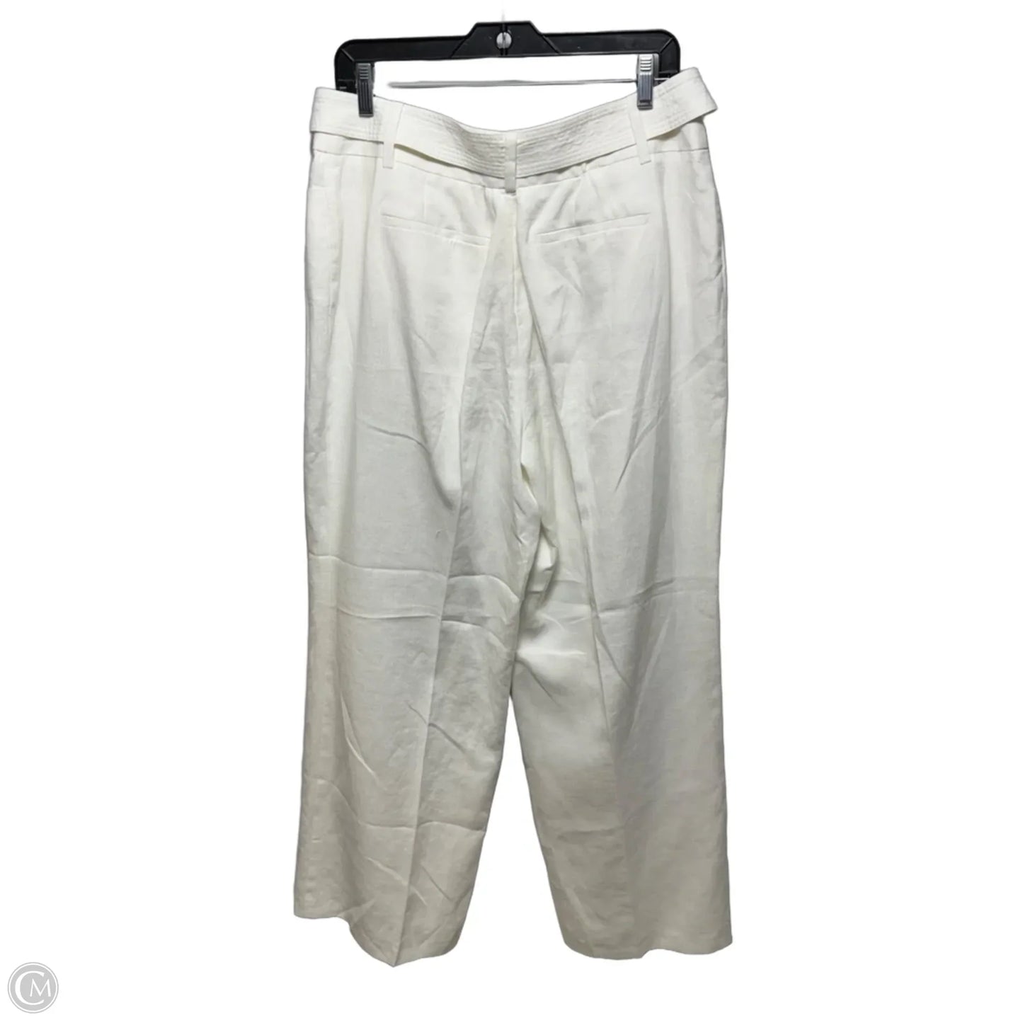 Pants Linen By Talbots In White, Size: 14