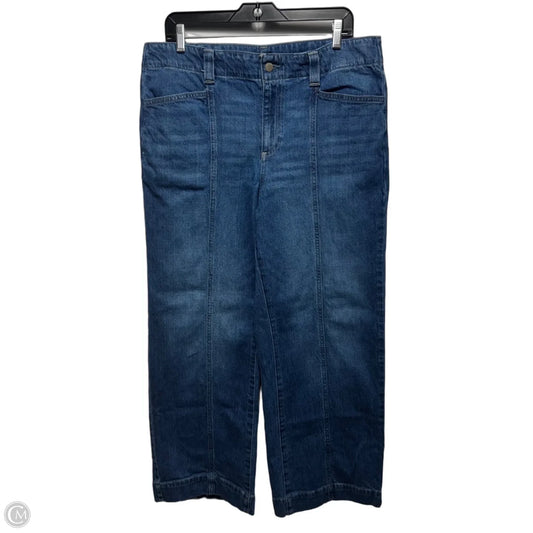 Classic Jean Trouser Jeans By Talbots In Blue Denim, Size: 14