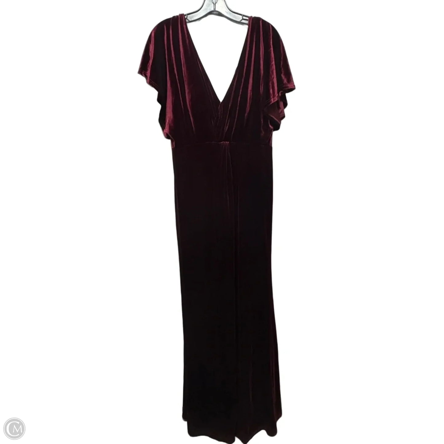 Dress Party Long By Revelry In Maroon, Size: 12