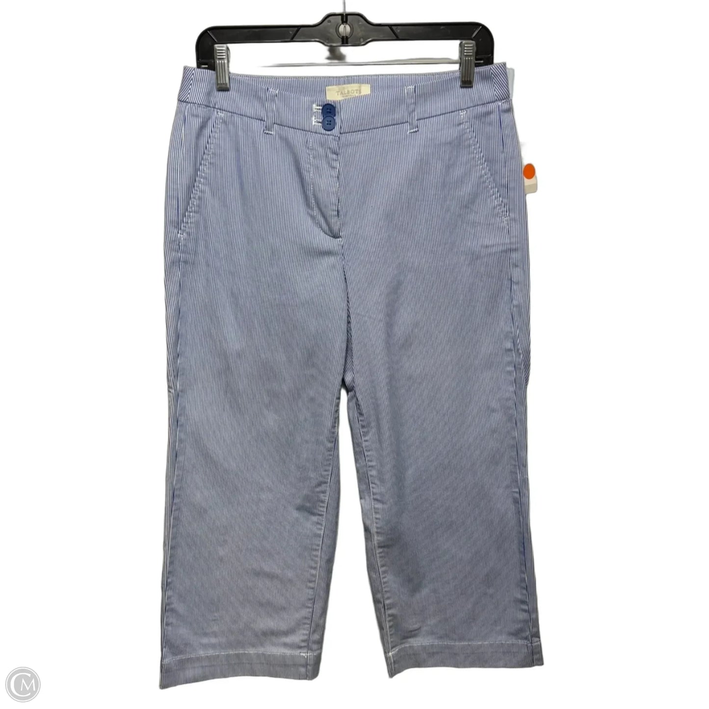Pants Cropped By Talbots In Striped Pattern, Size: 6p