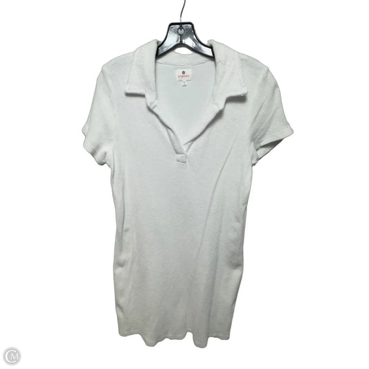 Terry Polo shirt dress By Sundry In White, Size: 2