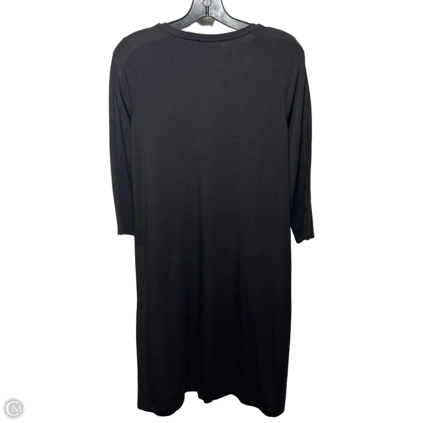 V-Neck A-Line Dress By Eileen Fisher In Black, Size: XXS
