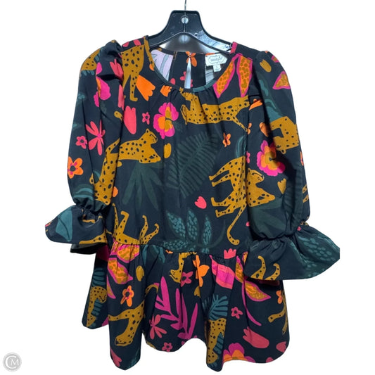 Top Short Sleeve By Mudpie In Multi-colored, Size: S