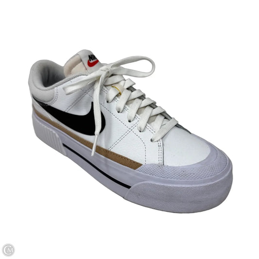 Shoes Athletic By Nike In Black & White, Size: 7.5
