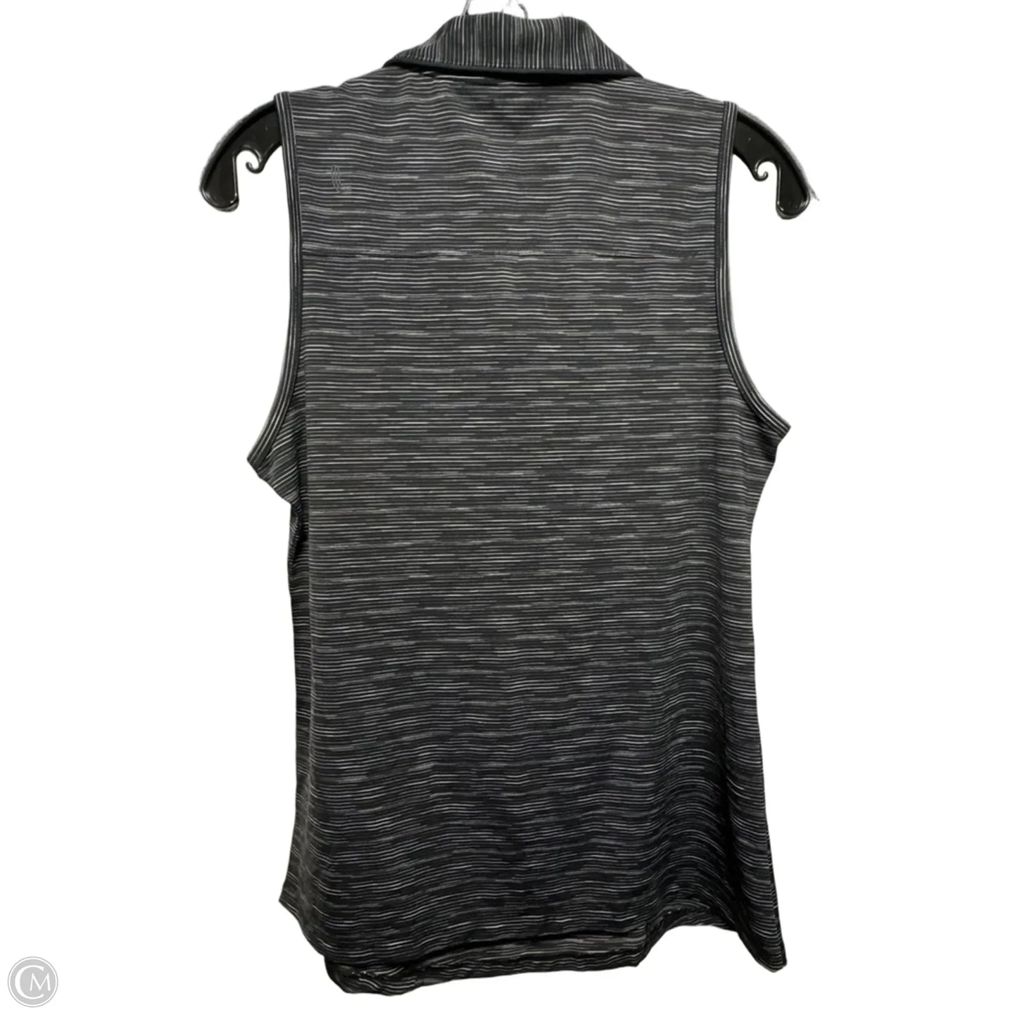 Athletic Tank Top By Lole In Black & Grey, Size: M