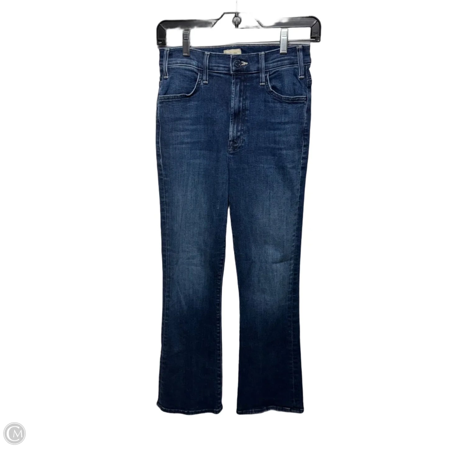 The Hustler Ankle Jean By Mother In Heirloom Blue Denim, Size: 2/26