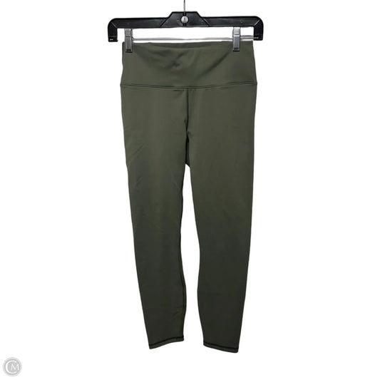 Athletic Leggings By Fabletics In Green, Size: S