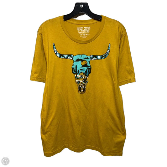 Top Sleeveless Basic By howdy crowd clothing In Yellow, Size: Xl