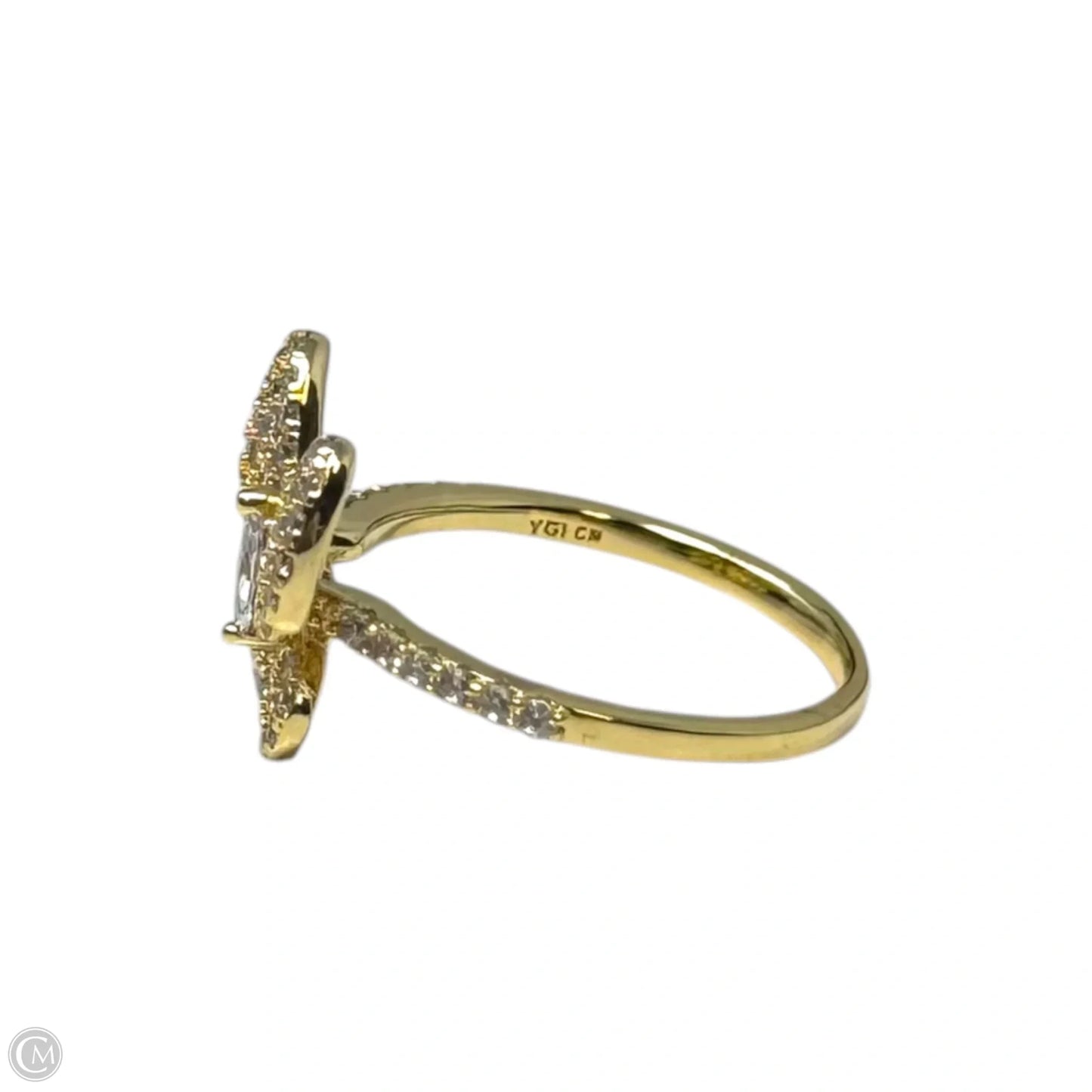 Butterfly Gold Tone Ring, Size: 7