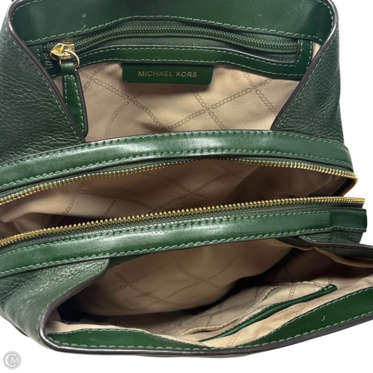 AS IS Backpack Leather By Michael By Michael Kors, Size: Medium
