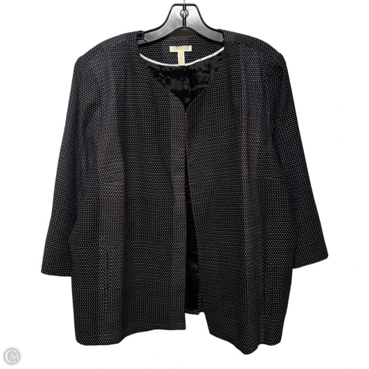Organic Cotton Blazer By Eileen Fisher In Polkadot Pattern, Size: Xl