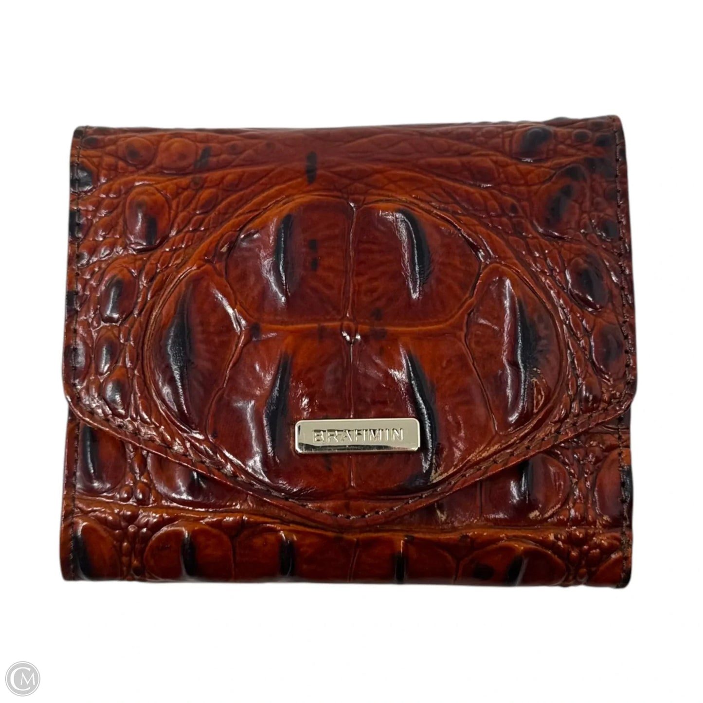 Veronica Trifold Wallet Designer By Brahmin, Size: Small