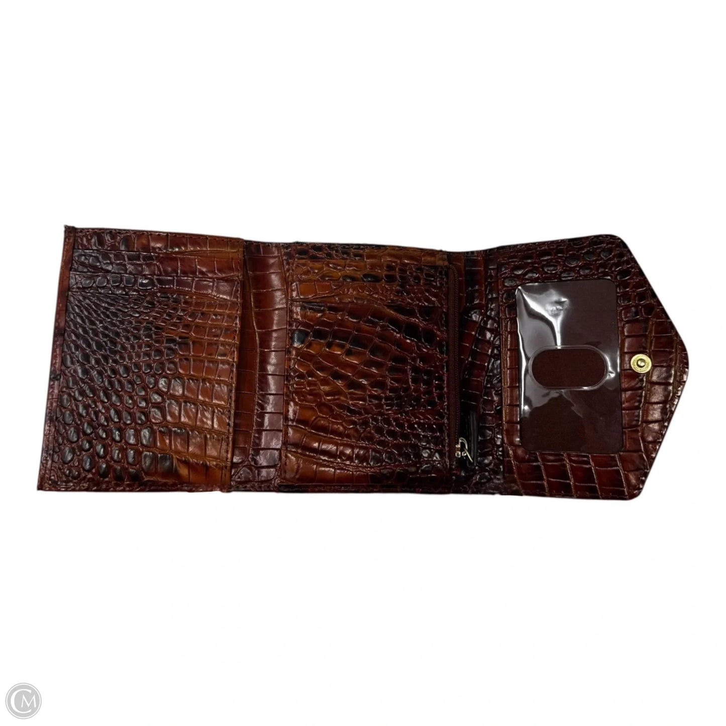 Veronica Trifold Wallet Designer By Brahmin, Size: Small