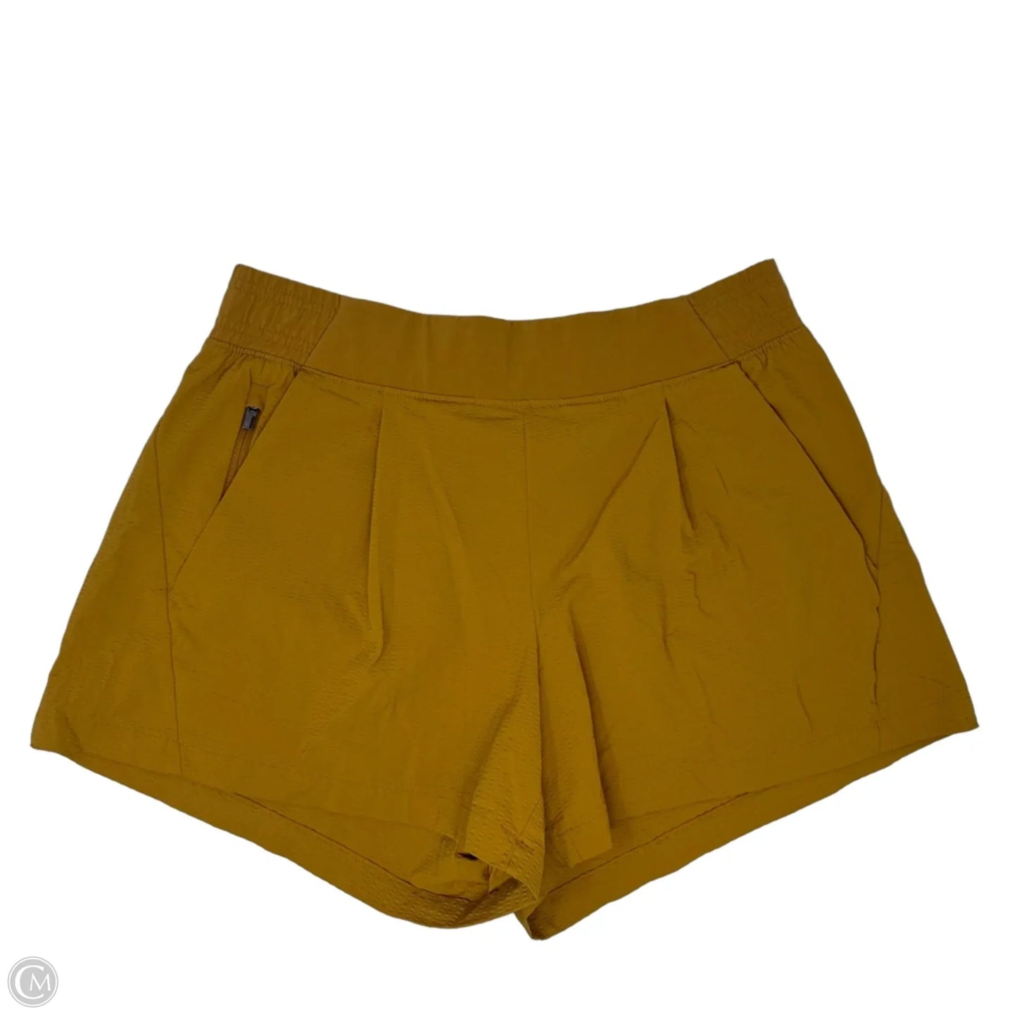 Athletic Shorts By Athleta In Yellow, Size: 4