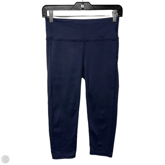 Athletic Leggings Capris By Athleta In Navy, Size: S