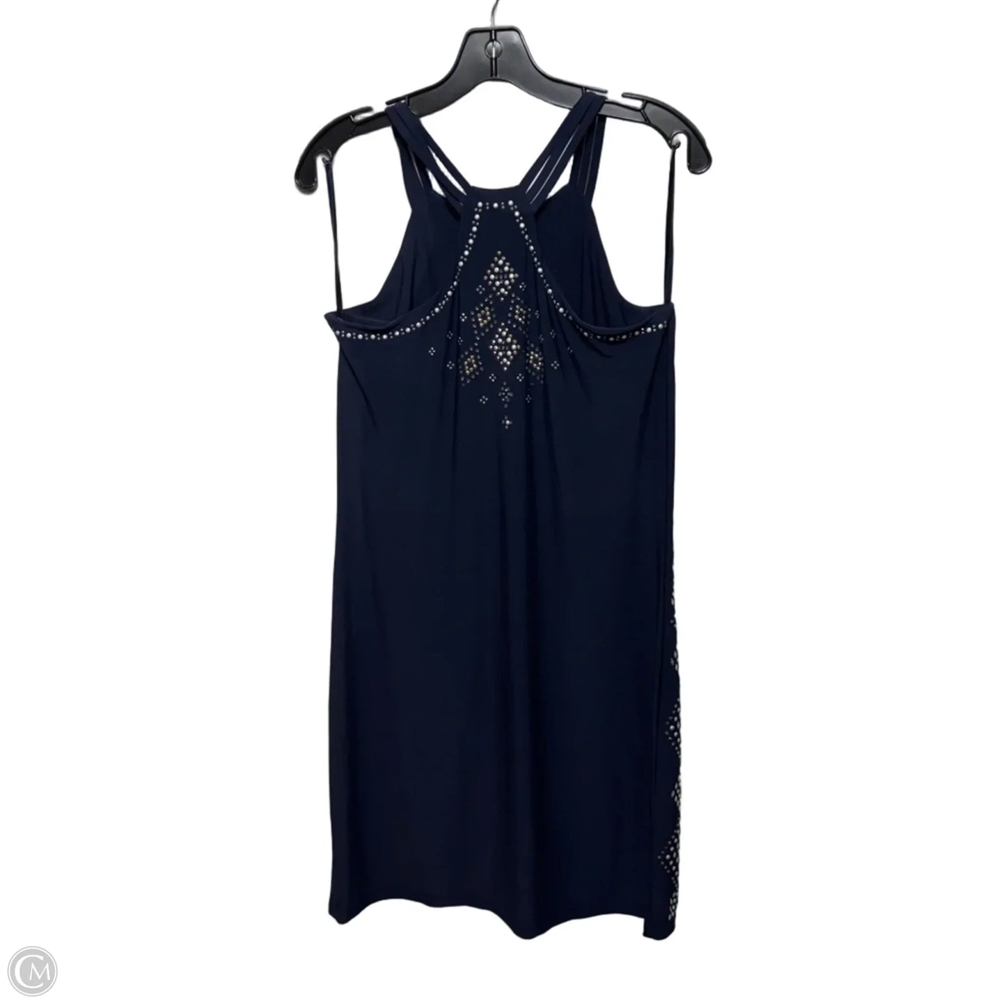 Sleeveless Heatset Shift Dress By White House Black Market In Navy, Size: S