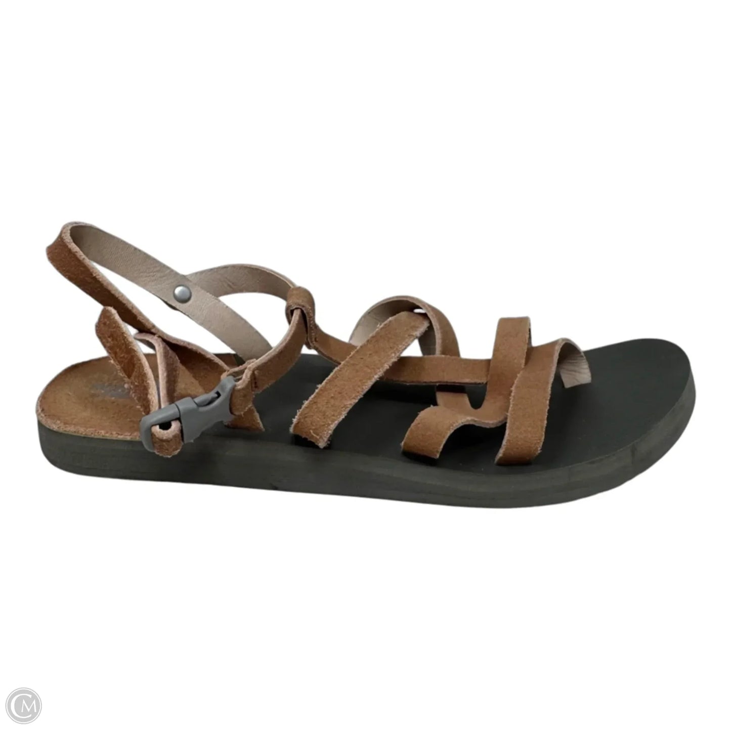 Suede Sandals Flats By The North Face In Peach, Size: 8