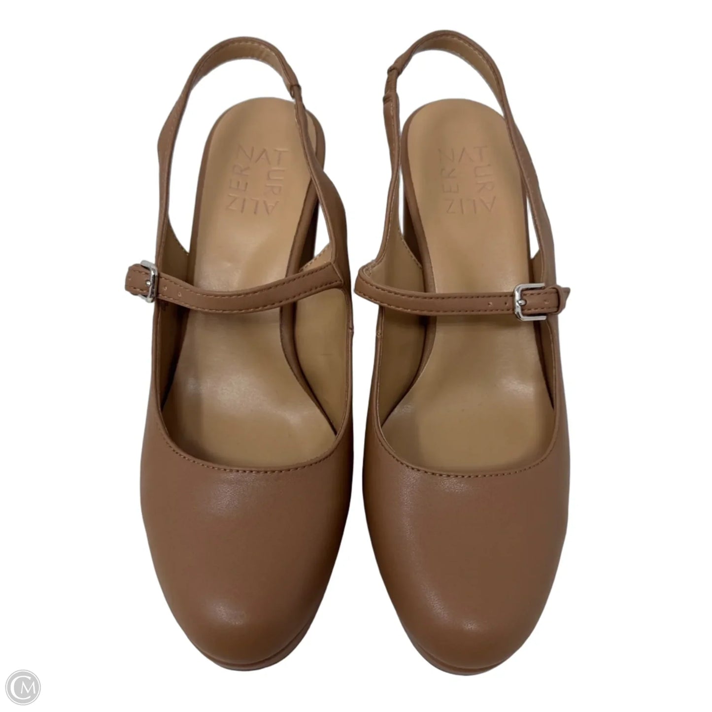 Berlin-Sling Mary Jane Pumps By Naturalizer In Brown, Size: 7.5