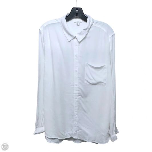 Top Long Sleeve By Beachlunchlounge In White, Size: Xl