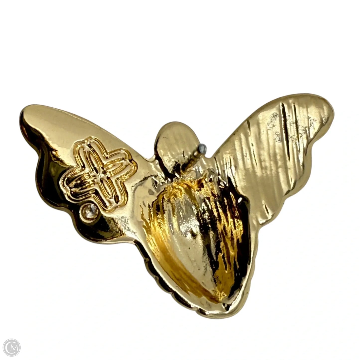 Bee-utiful Gold Plated Pavé Stud Earrings Designer By Lilly Pulitzer