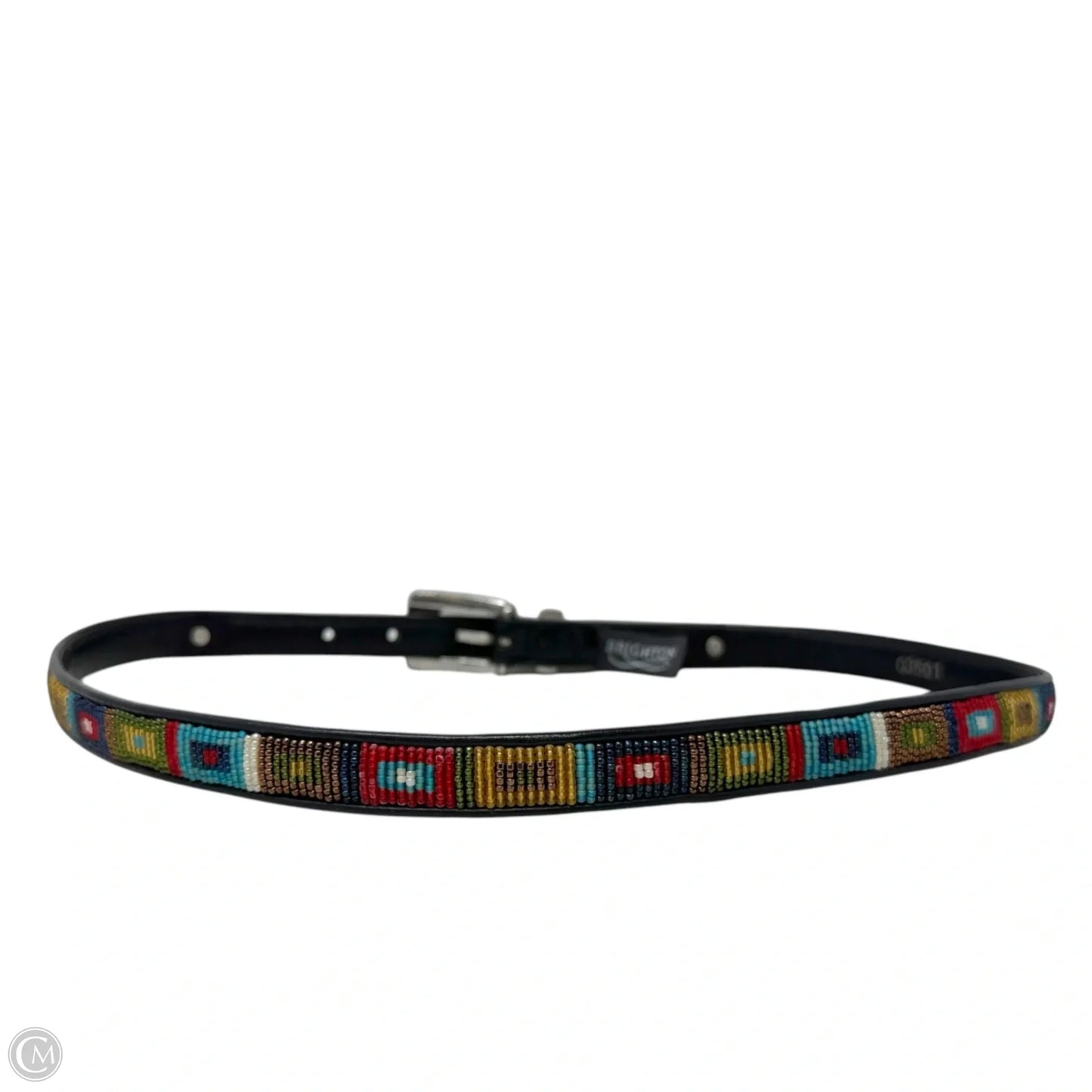 Beaded Leather Belt By Brighton, Size: Large