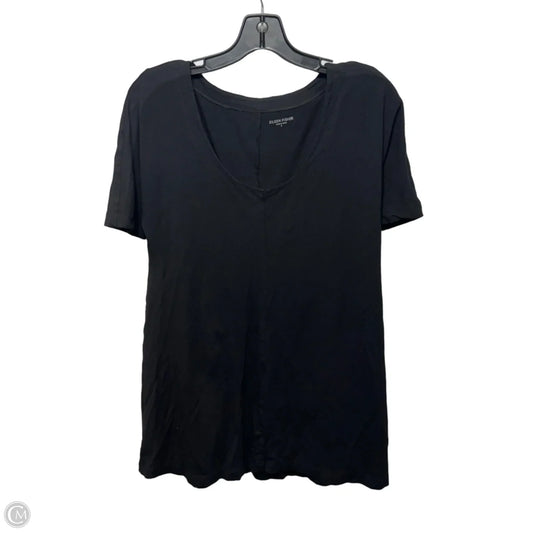 Tunic Short Sleeve By Eileen Fisher In Black, Size: S