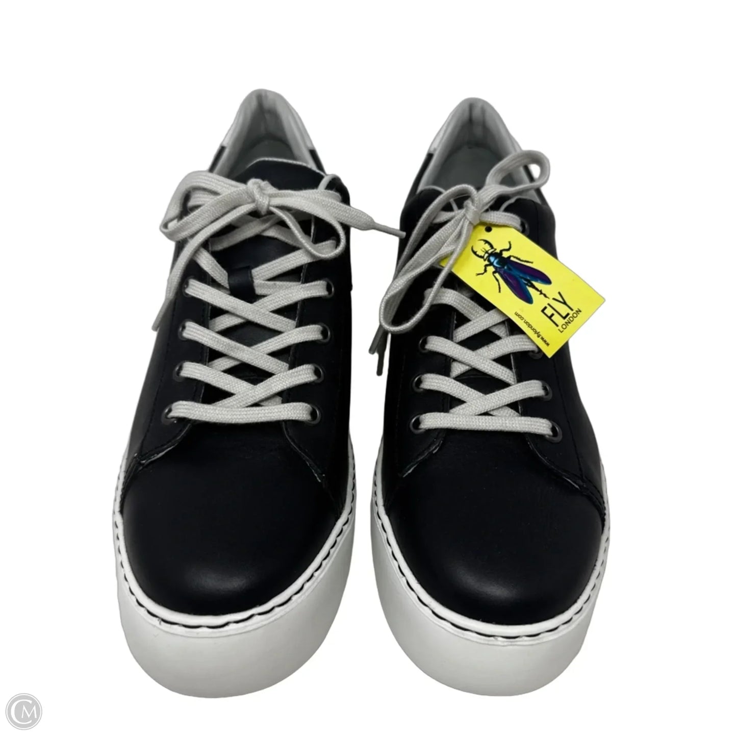 Delf580Fly Platform Shoes Sneakers By Fly London In Black & White, Size: 11