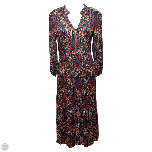 Dress Casual Midi By Villagallo In Floral Print, Size: 6 (38)