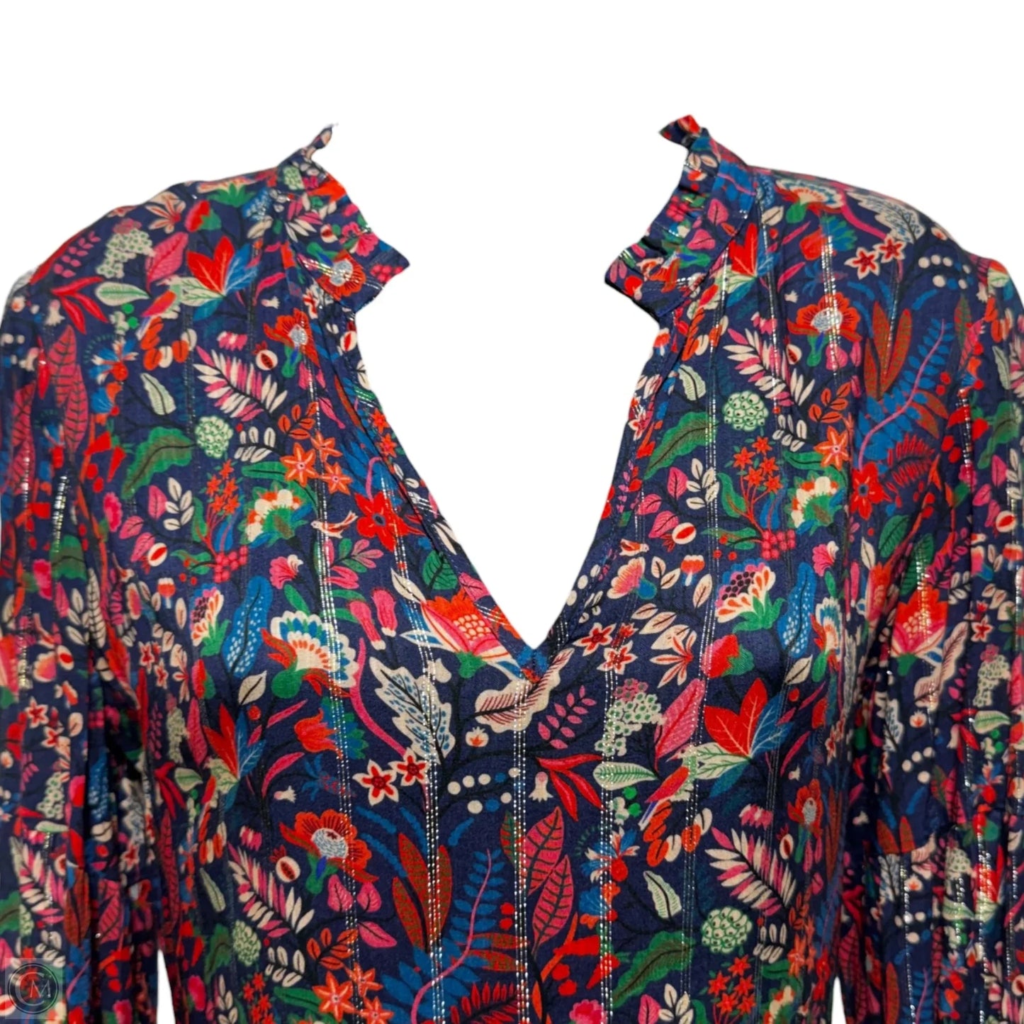 Dress Casual Midi By Villagallo In Floral Print, Size: 6 (38)