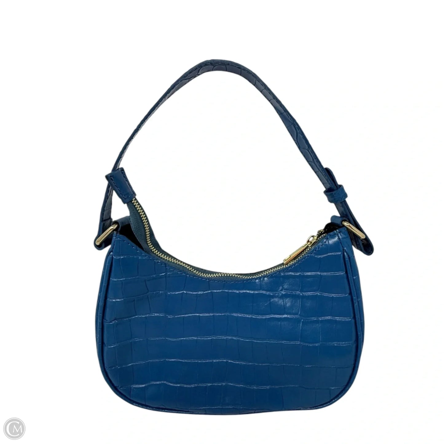 Susanna Croc Embossed Italian Leather Shoulder Bag By Anna Paola, Size: Small