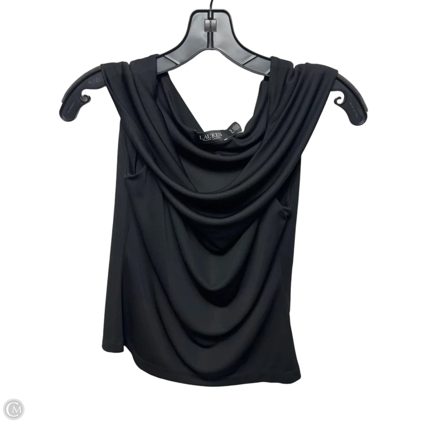Top Sleeveless By Lauren By Ralph Lauren In Black, Size: S